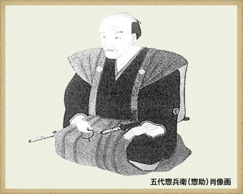 ［五代惣兵衛（惣助）肖像画］